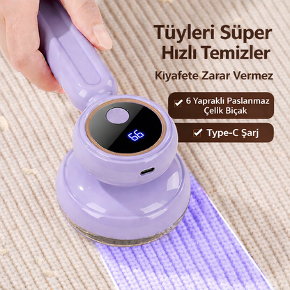 Şarj Göstergeli Tiftik Temizleme Aleti