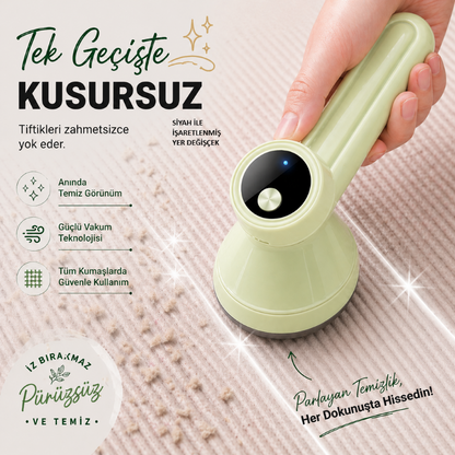 Şarj Göstergeli Tiftik Temizleme Aleti